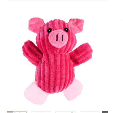Juguete Mordedor Chillón de Peluche para Perro