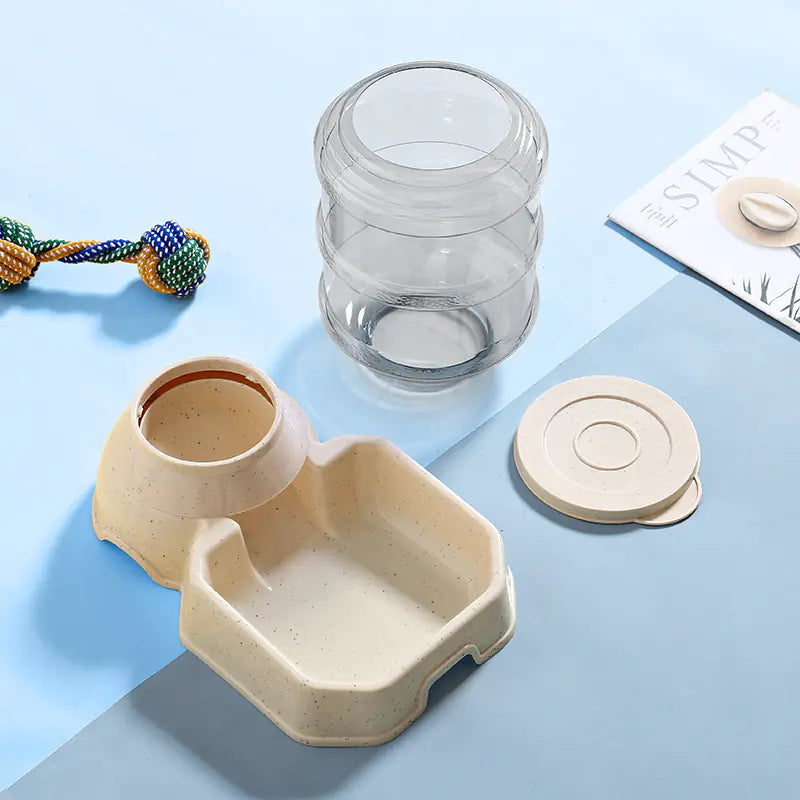 Dispensador y alimentador automático de agua para gatos y perros