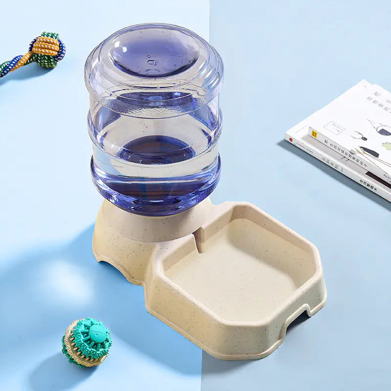 Dispensador y alimentador automático de agua para gatos y perros