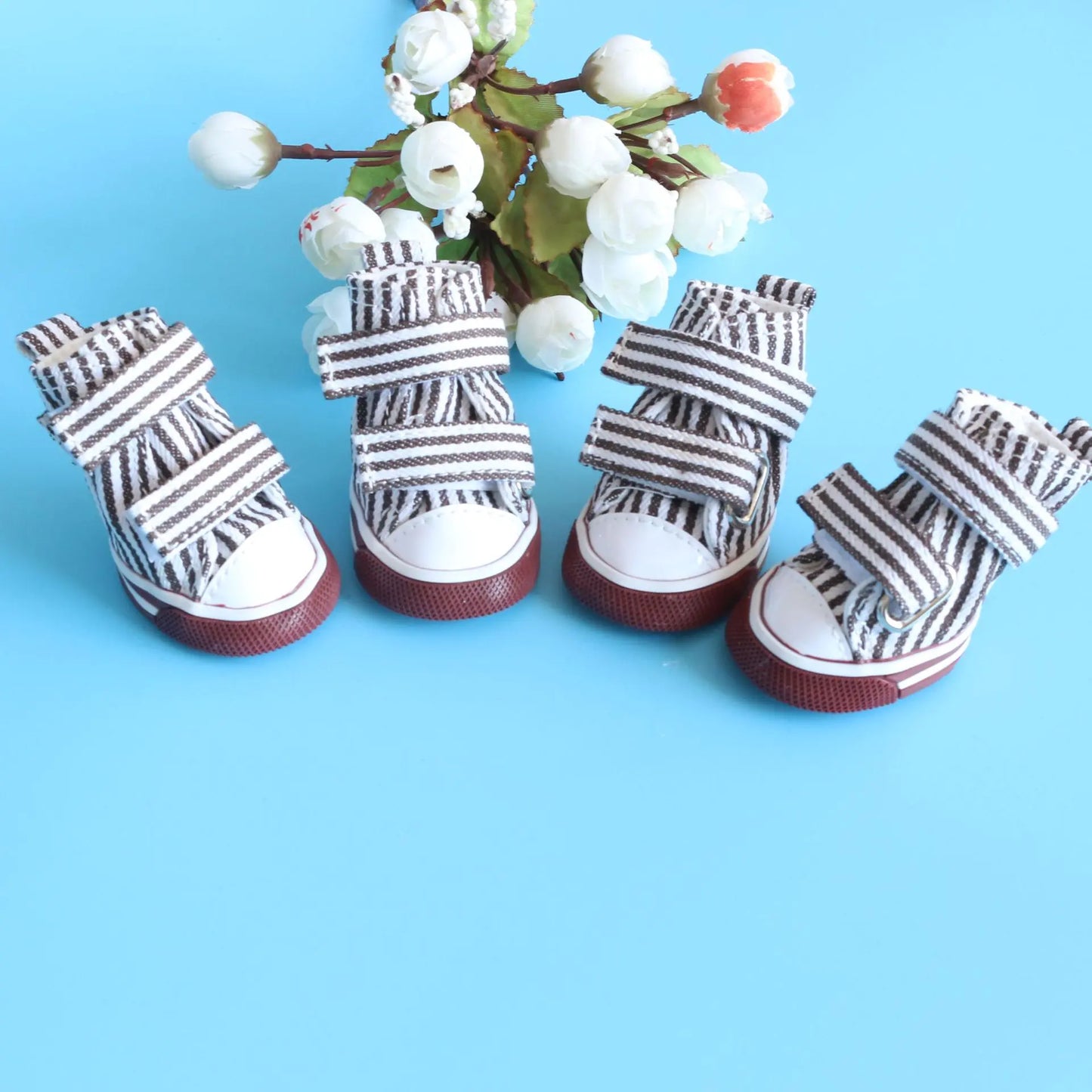 Dog Sneakers, Denim Canvas Shoes for Pets